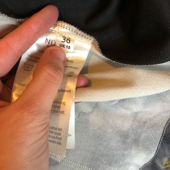 NUMPH OIL SPILL STYLE DRESS SIZE 6 VERY UNIQUE - Picture 6 of 15